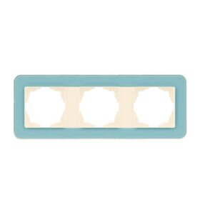 Günsan Radius Krem & Pastel Green Üçlü Çerçeve