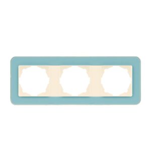 Günsan Radius Krem & Pastel Green Üçlü Çerçeve