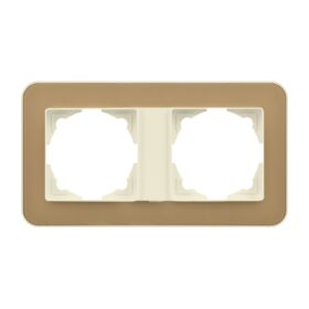 Günsan Radius Krem & Pearl Gold İkili Çerçeve