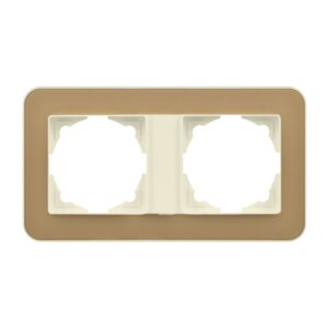 Günsan Radius Krem & Pearl Gold İkili Çerçeve