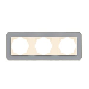 Günsan Radius Krem & Pearl Silver Üçlü Çerçeve