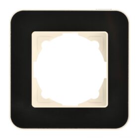 Günsan Radius Krem & Jet Black Tekli Çerçeve