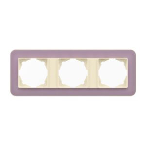 Günsan Radius Krem & Dusty Rose Üçlü Çerçeve