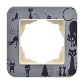 Günsan Radius Krem & Cats Metal Tekli Çerçeve