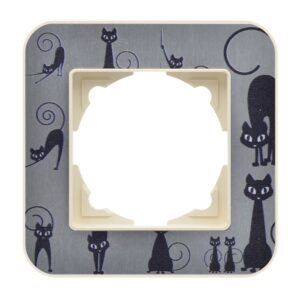 Günsan Radius Krem & Cats Metal Tekli Çerçeve