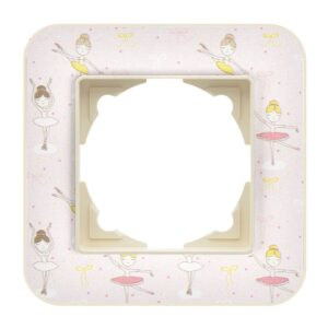 Günsan Radius Krem & Pinky Ballerina Tekli Çerçeve