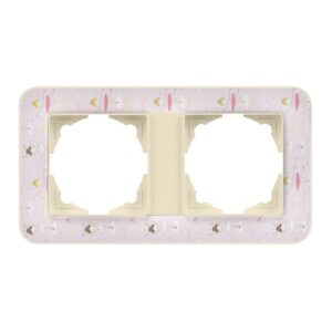 Günsan Radius Krem & Pinky Ballerina İkili Çerçeve