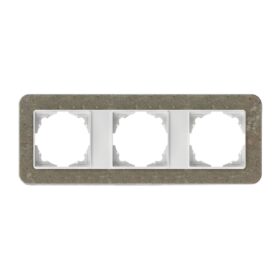 Günsan Radius Gümüş & Seagreen Üçlü Çerçeve