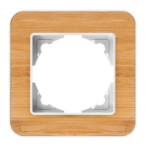 Günsan Radius Gümüş & Natural Bamboo Tekli Çerçeve