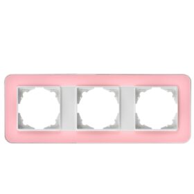 Günsan Radius Gümüş & Powdery Pink Üçlü Çerçeve