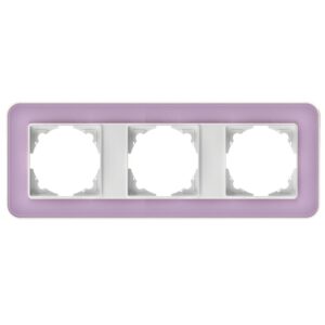 Günsan Radius Elements Üçlü Çerçeve Gümüş / Pastel Violet