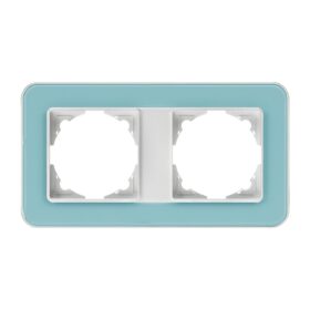 Günsan Radius Gümüş & Pastel Green İkili Çerçeve