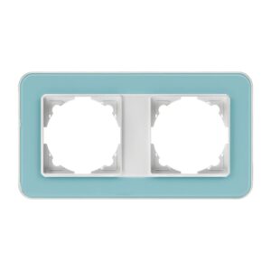 Günsan Radius Gümüş & Pastel Green İkili Çerçeve