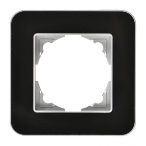 Günsan Radius Elements Tekli Çerçeve Gümüş / Jet Black