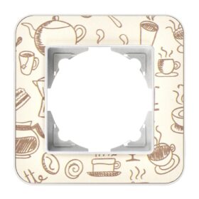 Günsan Radius Gümüş & Coffee Tekli Çerçeve