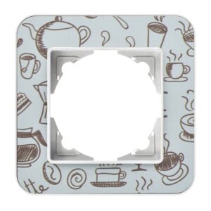 Günsan Radius Gümüş & Coffee Metal Tekli Çerçeve