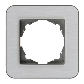 Günsan Radius Elements Tekli Çerçeve Füme / Silver Light