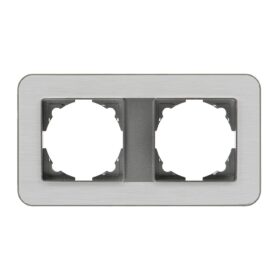 Günsan Radius Füme & Silver Light İkili Çerçeve