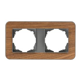 Günsan Radius Füme & Natural Walnut İkili Çerçeve