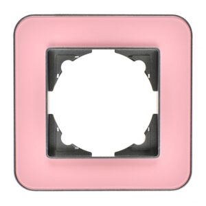 Günsan Radius Füme & Powdery Pink Tekli Çerçeve