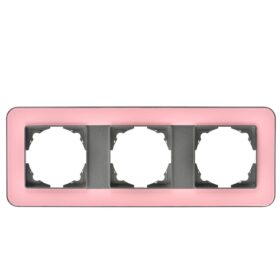 Günsan Radius Füme & Powdery Pink Üçlü Çerçeve