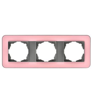 Günsan Radius Füme & Powdery Pink Üçlü Çerçeve