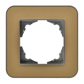 Günsan Radius Füme & Pearl Gold Tekli Çerçeve