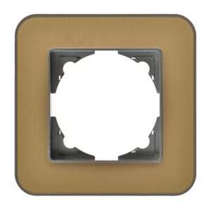 Günsan Radius Füme & Pearl Gold Tekli Çerçeve