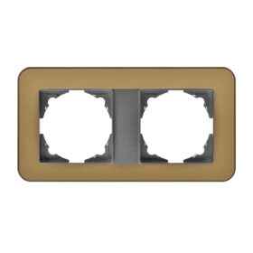 Günsan Radius Füme & Pearl Gold İkili Çerçeve