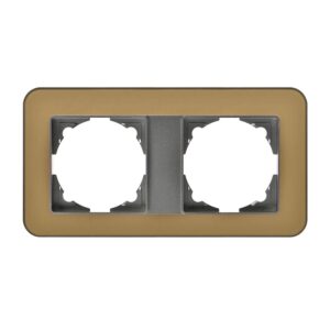 Günsan Radius Füme & Pearl Gold İkili Çerçeve