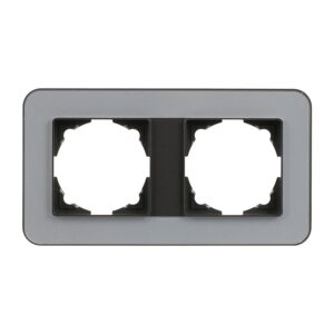 Günsan Radius Füme & Pearl Silver İkili Çerçeve