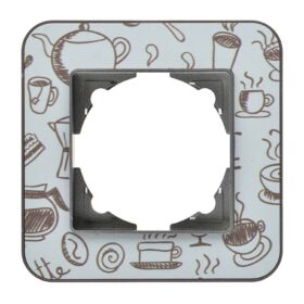 Günsan Radius Füme & Coffee Metal Tekli Çerçeve