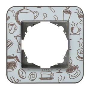 Günsan Radius Füme & Coffee Metal Tekli Çerçeve