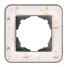 Günsan Radius Füme & Pinky Ballerina Tekli Çerçeve