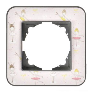 Günsan Radius Füme & Pinky Ballerina Tekli Çerçeve