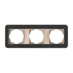 Günsan Radius Metalik Bej & Black Üçlü Çerçeve