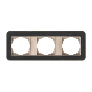 Günsan Radius Metalik Bej & Black Üçlü Çerçeve