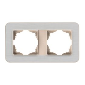 Günsan Radius Metalik Bej & Silver Light İkili Çerçeve