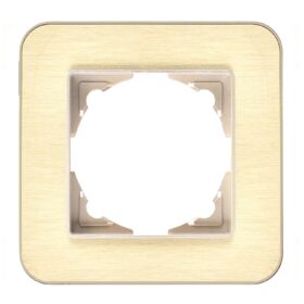 Günsan Radius Metalik Bej & Gold Tekli Çerçeve