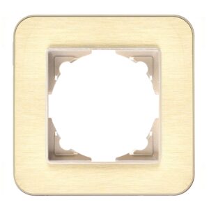 Günsan Radius Metalik Bej & Gold Tekli Çerçeve