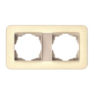Günsan Radius Metalik Bej & Gold İkili Çerçeve