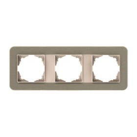 Günsan Radius Metalik Bej & Bronze Üçlü Çerçeve