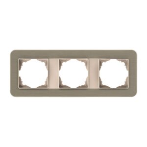 Günsan Radius Metalik Bej & Bronze Üçlü Çerçeve