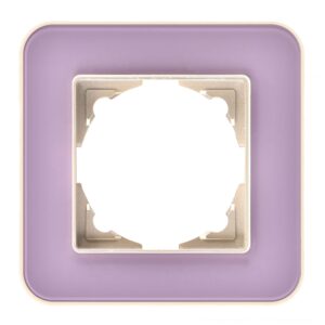 Günsan Radius Elements Tekli Çerçeve Gümüş / Pastel Violet