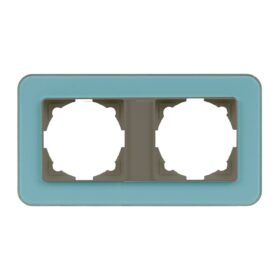 Günsan Radius Metalik Bej & Pastel Green İkili Çerçeve