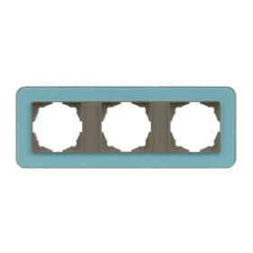 Günsan Radius Metalik Bej & Pastel Green Üçlü Çerçeve