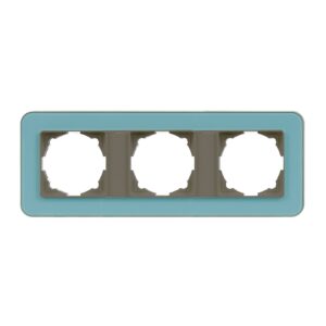 Günsan Radius Metalik Bej & Pastel Green Üçlü Çerçeve