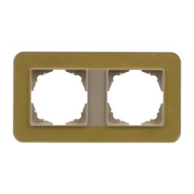 Günsan Radius Metalik Bej & Pearl Gold İkili Çerçeve