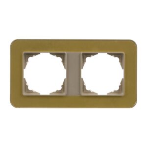 Günsan Radius Metalik Bej & Pearl Gold İkili Çerçeve