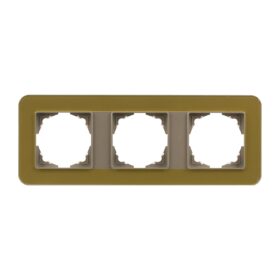 Günsan Radius Metalik Bej & Pearl Gold Üçlü Çerçeve